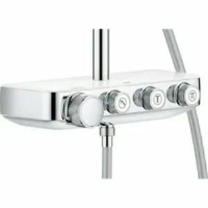 Душевая система GROHE Euphoria SmartControl System 310 Cube Duo с термостатом для душа, белая луна (26508LS0) Душевая система GROHE Euphoria SmartControl System 310 Cube Duo с термостатом для душа, белая луна (26508LS0)