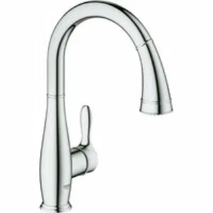 Смеситель для кухни GROHE Parkfield с вытяжным изливом, хром (30215001) Смеситель для кухни GROHE Parkfield с вытяжным изливом, хром (30215001)