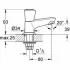 Кран для раковины GROHE Costa S, без функции смешивания, хром (20405001) Кран для раковины GROHE Costa S, без функции смешивания, хром (20405001)