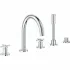 Смеситель для ванны GROHE Atrio двухвентильный, на 5 отверстий, на край ванны, хром (19923003) Смеситель для ванны GROHE Atrio двухвентильный, на 5 отверстий, на край ванны, хром (19923003)