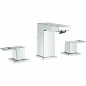 Смеситель для раковины GROHE Eurocube на 3 отверстия с донным клапаном, S-size, хром (20351000) Смеситель для раковины GROHE Eurocube на 3 отверстия с донным клапаном, S-size, хром (20351000)
