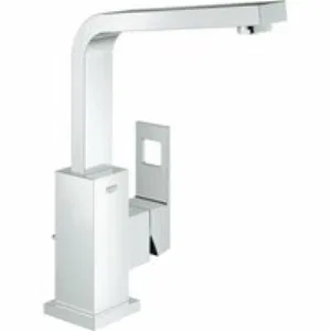 Смеситель для раковины GROHE Eurocube с донным клапаном, хром (2313500E) Смеситель для раковины GROHE Eurocube с донным клапаном, хром (2313500E)