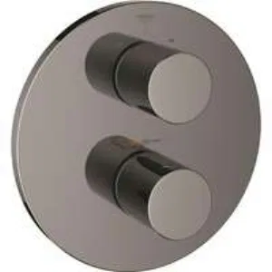 Внешняя часть термостата для ванны GROHE Grohtherm 3000 Cosmopolitan, темный графит глянец (19468A00) Внешняя часть термостата для ванны GROHE Grohtherm 3000 Cosmopolitan, темный графит глянец (19468A00)