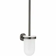 Туалетный ёршик GROHE Essentials с держателем, тёмный графит глянец (40374A01)