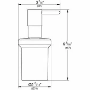 Дозатор жидкого мыла GROHE Essentials, тёмный графит матовый (40394AL1) Дозатор жидкого мыла GROHE Essentials, тёмный графит матовый (40394AL1)