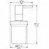 Дозатор жидкого мыла GROHE Essentials, тёмный графит матовый (40394AL1) Дозатор жидкого мыла GROHE Essentials, тёмный графит матовый (40394AL1)