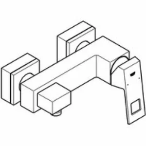 Смеситель для душа GROHE Eurocube, хром (23145000) Смеситель для душа GROHE Eurocube, хром (23145000)