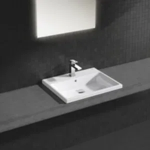Смеситель для раковины GROHE Eurocube с донным клапаном, M-size, хром (23445000) Смеситель для раковины GROHE Eurocube с донным клапаном, M-size, хром (23445000)