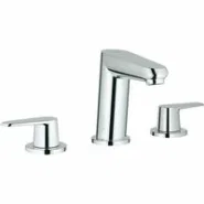 Смеситель для раковины GROHE Eurodisc Cosmopolitan на 3 отверстия с донным клапаном, хром (20214002)