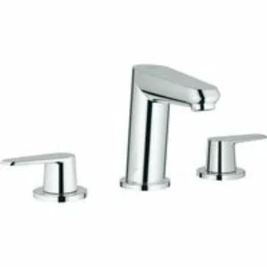 Смеситель для раковины GROHE Eurodisc Cosmopolitan на 3 отверстия с донным клапаном, хром (20214002) Смеситель для раковины GROHE Eurodisc Cosmopolitan на 3 отверстия с донным клапаном, хром (20214002)