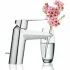 Смеситель для раковины GROHE Eurodisc Cosmopolitan с донным клапаном и ограничением расхода воды, хром (3319020E) Смеситель для раковины GROHE Eurodisc Cosmopolitan с донным клапаном и ограничением расхода воды, хром (3319020E)