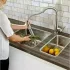 Смеситель для кухни GROHE Parkfield с вытяжным изливом, суперсталь (30215DC1) Смеситель для кухни GROHE Parkfield с вытяжным изливом, суперсталь (30215DC1)
