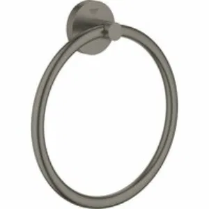 Кольцо для полотенца GROHE Essentials, тёмный графит матовый (40365AL1) Кольцо для полотенца GROHE Essentials, тёмный графит матовый (40365AL1)