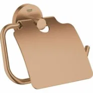Держатель для туалетной бумаги с крышкой GROHE Essentials, теплый закат матовый (40367DL1)