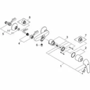Смеситель для душа GROHE Euroeco, хром (32740000) Смеситель для душа GROHE Euroeco, хром (32740000)