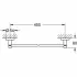 Держатель для полотенца GROHE Essentials 450 мм,, холодный рассвет матовый (40688GN1) Держатель для полотенца GROHE Essentials 450 мм,, холодный рассвет матовый (40688GN1)