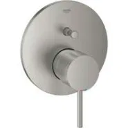 Внешняя часть смесителя для ванны GROHE Atrio на 2 потребителя, суперсталь (24066DC3)