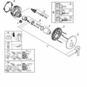 Внешняя часть смесителя для ванны GROHE Lineare, хром (24064001) Внешняя часть смесителя для ванны GROHE Lineare, хром (24064001)