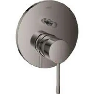 Внешняя часть смесителя для ванны GROHE Essence на 2 потребителя, темный графит глянец (24058A01) Внешняя часть смесителя для ванны GROHE Essence на 2 потребителя, темный графит глянец (24058A01)