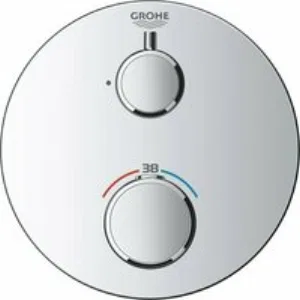 Внешняя часть термостата для душа GROHE Grohtherm, хром (24075000) Внешняя часть термостата для душа GROHE Grohtherm, хром (24075000)
