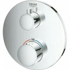 Внешняя часть термостата для душа GROHE Grohtherm, хром (24075000) Внешняя часть термостата для душа GROHE Grohtherm, хром (24075000)