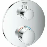 Внешняя часть термостата для ванны GROHE Grohtherm на 2 потребителя, хром (24077000)