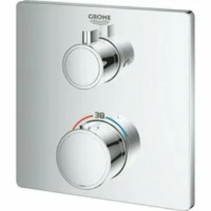 Внешняя часть термостата для ванны GROHE Grohtherm на 2 потребителя, хром (24080000) Внешняя часть термостата для ванны GROHE Grohtherm на 2 потребителя, хром (24080000)
