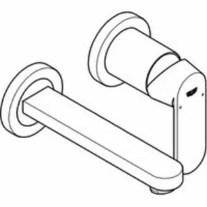 Внешняя часть смесителя для раковины GROHE Eurosmart Cosmopolitan на 2 отверстия, S-Size, хром (19381000) Внешняя часть смесителя для раковины GROHE Eurosmart Cosmopolitan на 2 отверстия, S-Size, хром (19381000)
