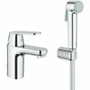 Смеситель для раковины GROHE Eurosmart Cosmopolitan с гигиеническим душем, S-size, хром (23125000)