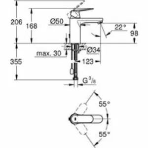 Смеситель для раковины GROHE Eurosmart Cosmopolitan, M-size, хром (23326000) Смеситель для раковины GROHE Eurosmart Cosmopolitan, M-size, хром (23326000)