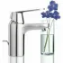 Смеситель для раковины GROHE Eurosmart Cosmopolitan с донным клапаном, низкий излив, хром (32825000) Смеситель для раковины GROHE Eurosmart Cosmopolitan с донным клапаном, низкий излив, хром (32825000)