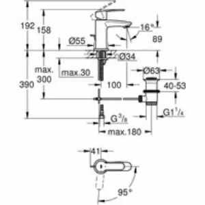 Смеситель для раковины GROHE Eurostyle Cosmopolitan, S-size, хром (2338720E) Смеситель для раковины GROHE Eurostyle Cosmopolitan, S-size, хром (2338720E)