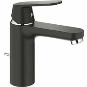 Смеситель для раковины GROHE Eurosmart Cosmopolitan с донным клапаном, черный сатин (23325KW0) Смеситель для раковины GROHE Eurosmart Cosmopolitan с донным клапаном, черный сатин (23325KW0)