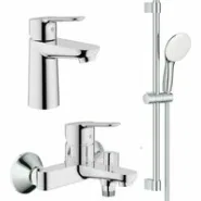 Готовый комплект для ванной комнаты GROHE BauEdge, хром (NB0047)