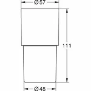 Стакан GROHE Atrio (40254003) Стакан GROHE Atrio (40254003)