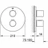 Внешняя часть термостата для ванны GROHE Grohtherm 3000 Cosmopolitan, теплый закат матовый (19468DL0) Внешняя часть термостата для ванны GROHE Grohtherm 3000 Cosmopolitan, теплый закат матовый (19468DL0)