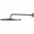 Верхний душ GROHE Rainshower с душевым кронштейном, 1 режим, темный графит матовый, (26066AL0) Верхний душ GROHE Rainshower с душевым кронштейном, 1 режим, темный графит матовый, (26066AL0)