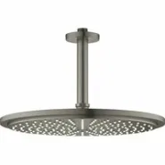 Верхний душ GROHE Rainshower Cosmopolitan 310, 8 л/мин, 1 режим, 142 мм, темный графит матовый (26067AL0)