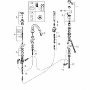 Смеситель для ванны GROHE Grandera на 4 отверстия, хром (19936000) Смеситель для ванны GROHE Grandera на 4 отверстия, хром (19936000)