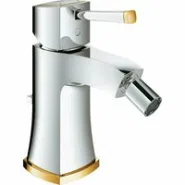 Смеситель для биде GROHE Grandera с донным клапаном, хром/золото (23315IG0)