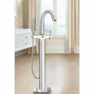 Внешняя часть смесителя для ванны GROHE Grandera напольного монтажа, хром/золото (23318IG0) Внешняя часть смесителя для ванны GROHE Grandera напольного монтажа, хром/золото (23318IG0)