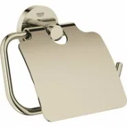 Держатель для туалетной бумаги с крышкой GROHE Essentials, никель глянец (40367BE1)