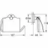 Держатель для туалетной бумаги с крышкой GROHE Essentials, никель глянец (40367BE1) Держатель для туалетной бумаги с крышкой GROHE Essentials, никель глянец (40367BE1)