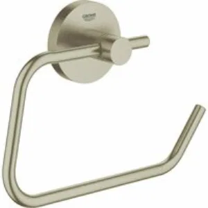Держатель для туалетной бумаги без крышки GROHE Essentials, никель матовый (40689EN1) Держатель для туалетной бумаги без крышки GROHE Essentials, никель матовый (40689EN1)