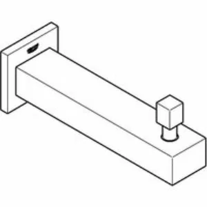 Излив для ванны GROHE Universal Cube с переключателем ванна/душ, хром (13304000) Излив для ванны GROHE Universal Cube с переключателем ванна/душ, хром (13304000)