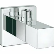 Вентиль угловой GROHE Cube 1/2″-3/8″ для подключения смесителей, хром (22012000)