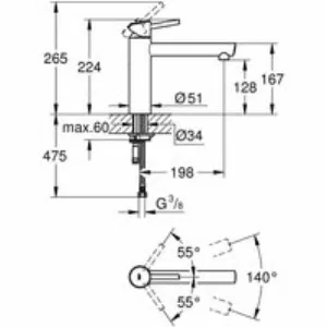 Смеситель для кухни GROHE Concetto с высоким изливом, хром (31128001) Смеситель для кухни GROHE Concetto с высоким изливом, хром (31128001)