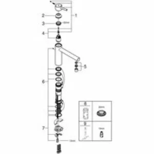 Смеситель для кухни GROHE Concetto с высоким изливом, хром (31128001) Смеситель для кухни GROHE Concetto с высоким изливом, хром (31128001)