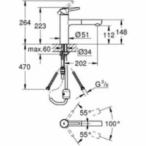 Смеситель для кухни GROHE Concetto с вытяжным изливом, суперсталь (31129DC1) Смеситель для кухни GROHE Concetto с вытяжным изливом, суперсталь (31129DC1)