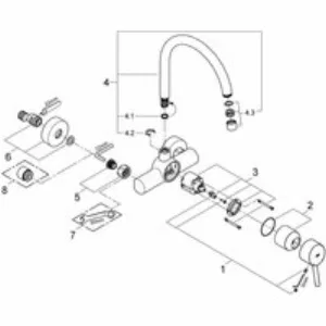 Смеситель для кухни GROHE Concetto, хром (32667001) Смеситель для кухни GROHE Concetto, хром (32667001)
